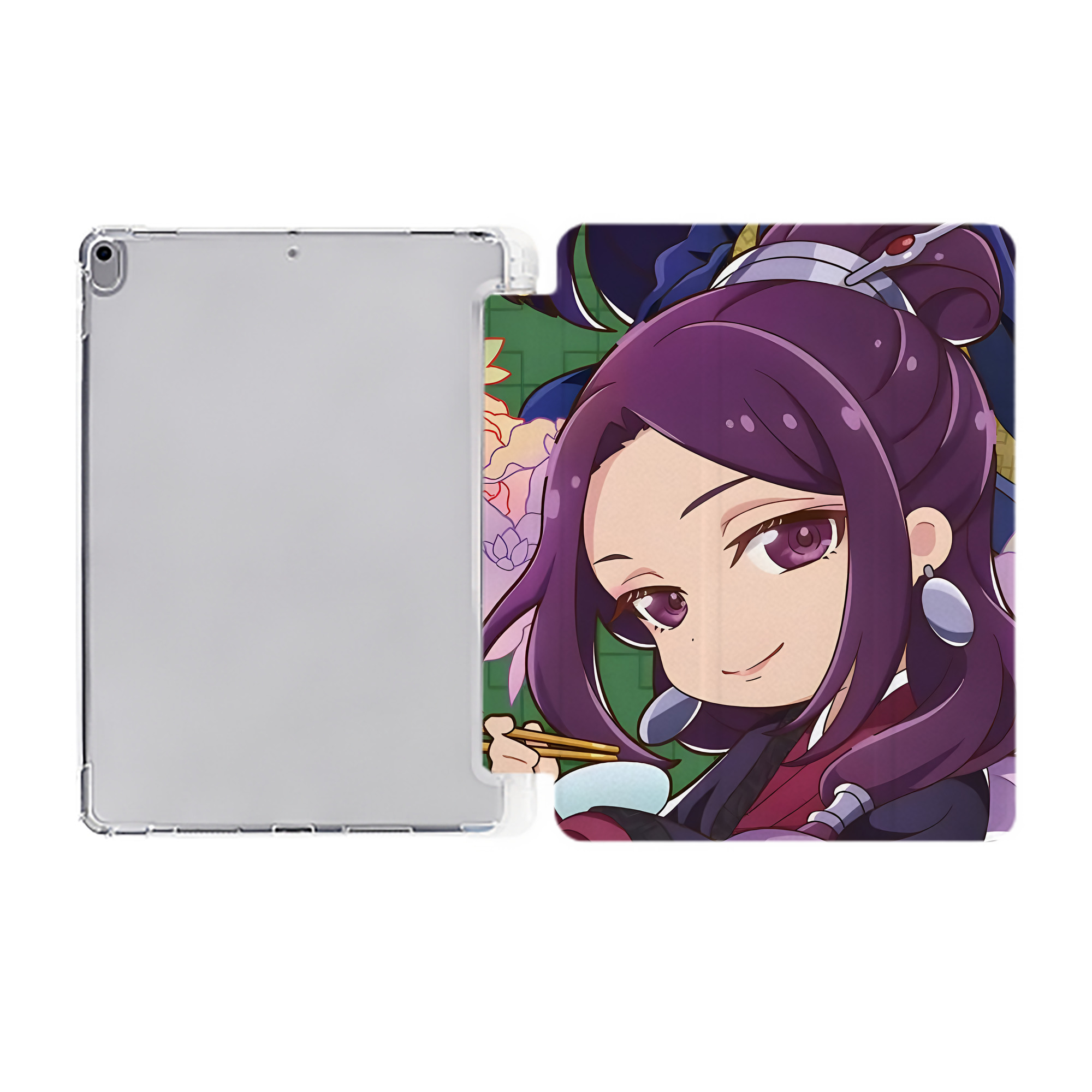 （画像用） 薬屋のひとりごと The Apothecary Diaries IPad ケース ペン収納付き 三つ折りスタンド PUレザー×シリコン 対応機種9.5/10.5/10.9インチ